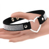Joy Jewels Ras de cou Heart Strass Noir